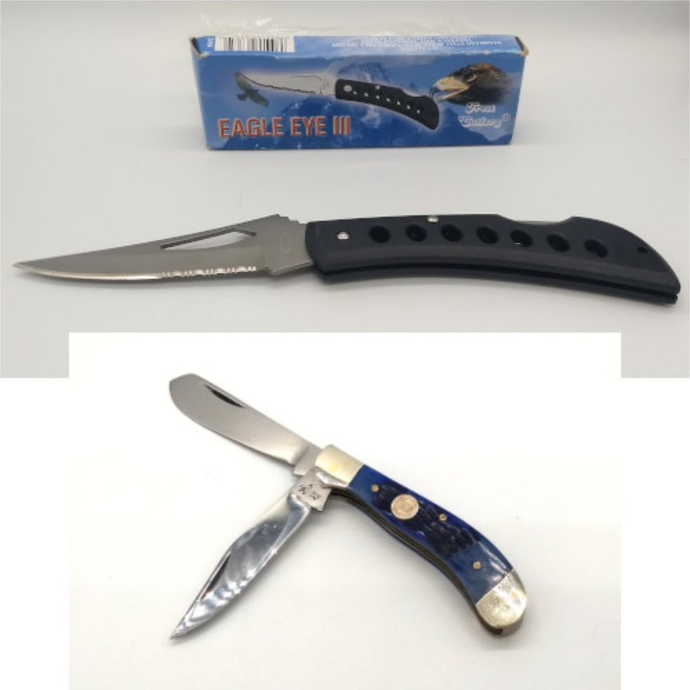 Frost Cutlery Eagle Eye III & Blue Bone German SS Knives